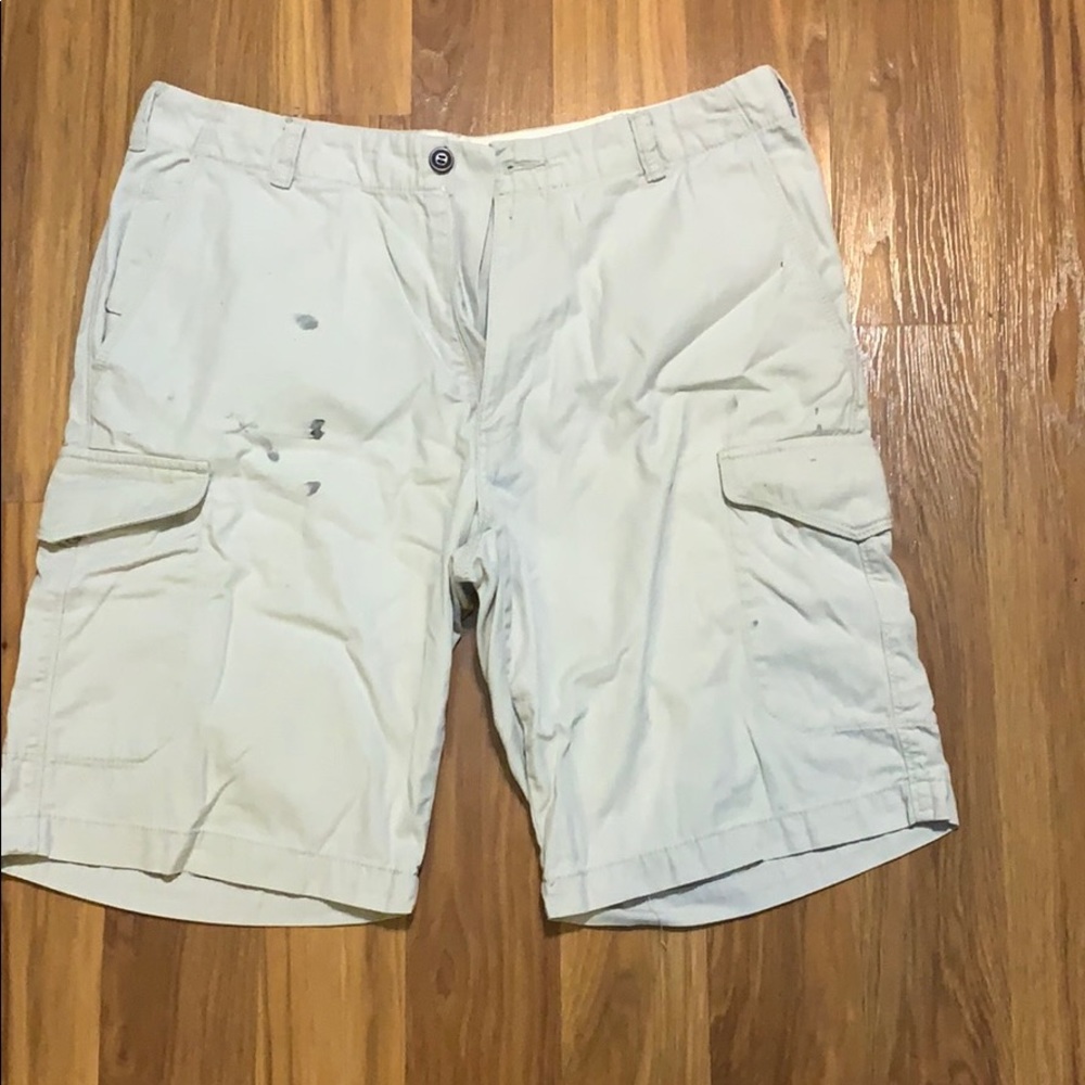 Dockers Light Grey Cargo Shorts 34 waist